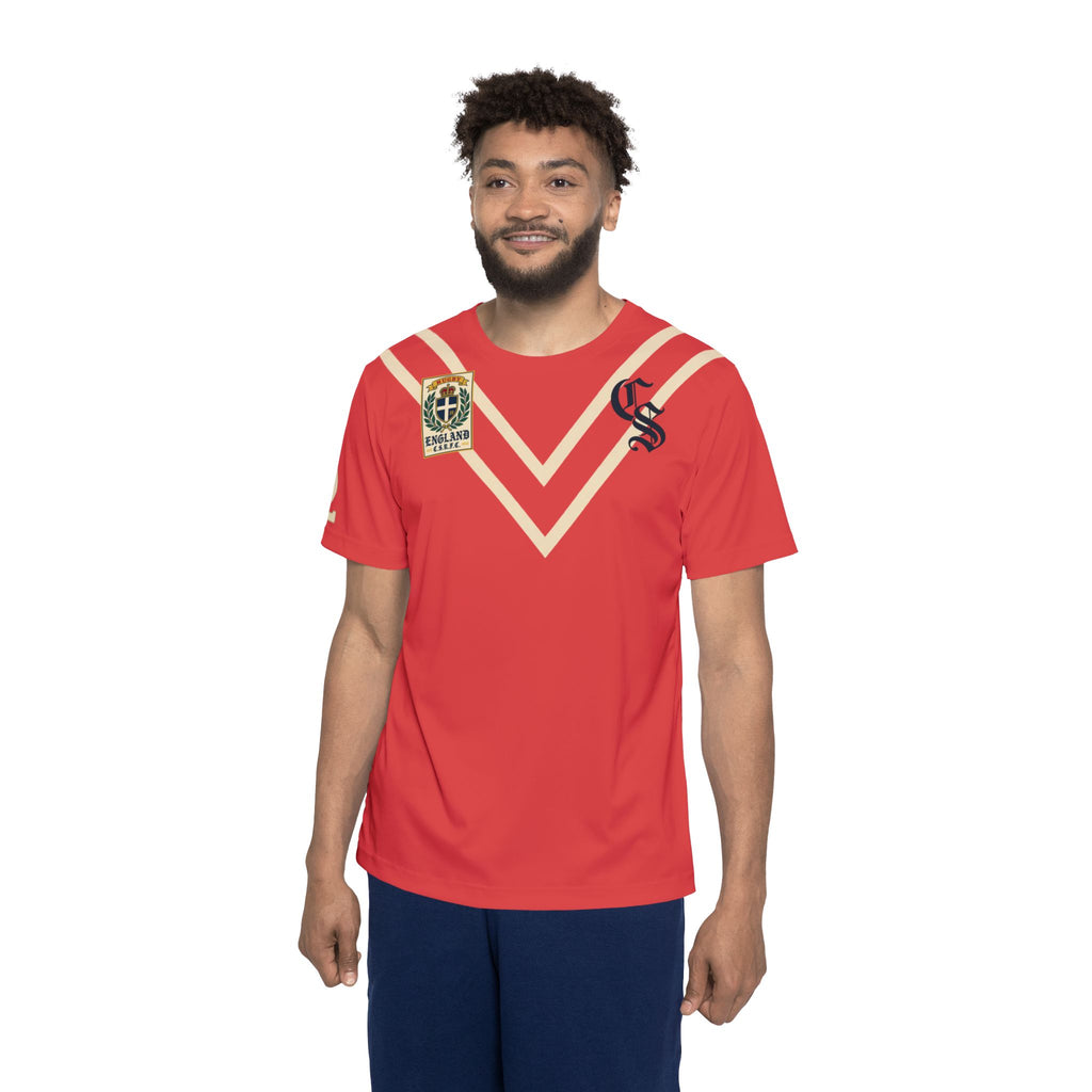 Royal Chevron Rugby-Inspired Jersey