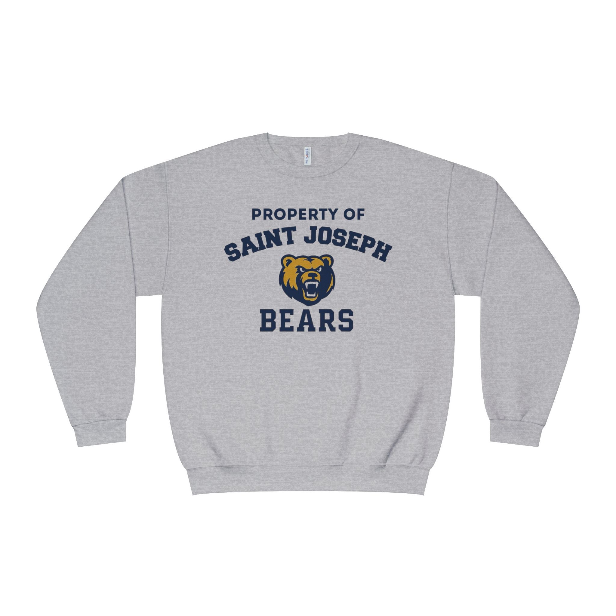 Bears Tennis - Crewneck Sweatshirt Property of Saint Joseph Bears Mascot Pullover