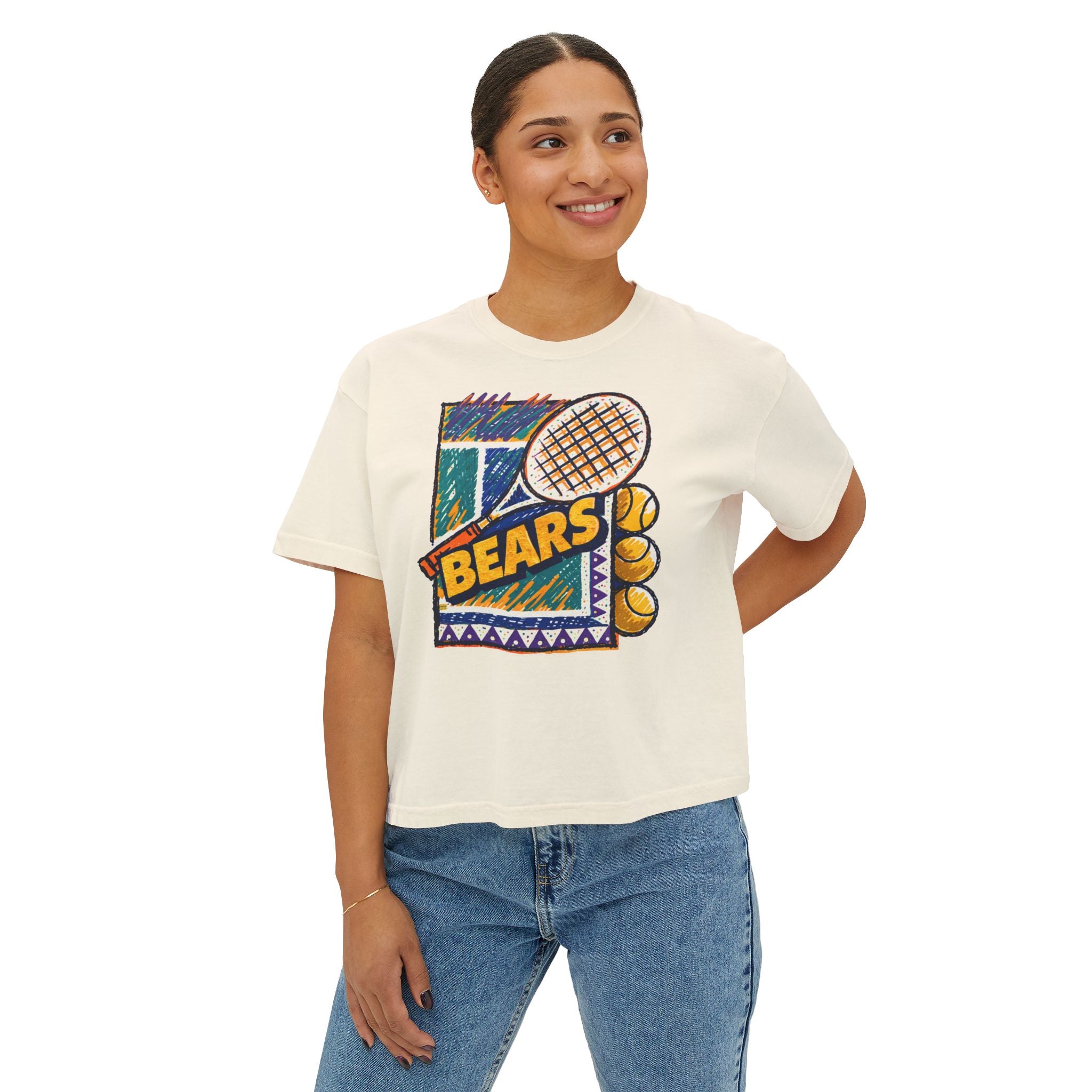 Bears Tennis - 90s Boxy Tee