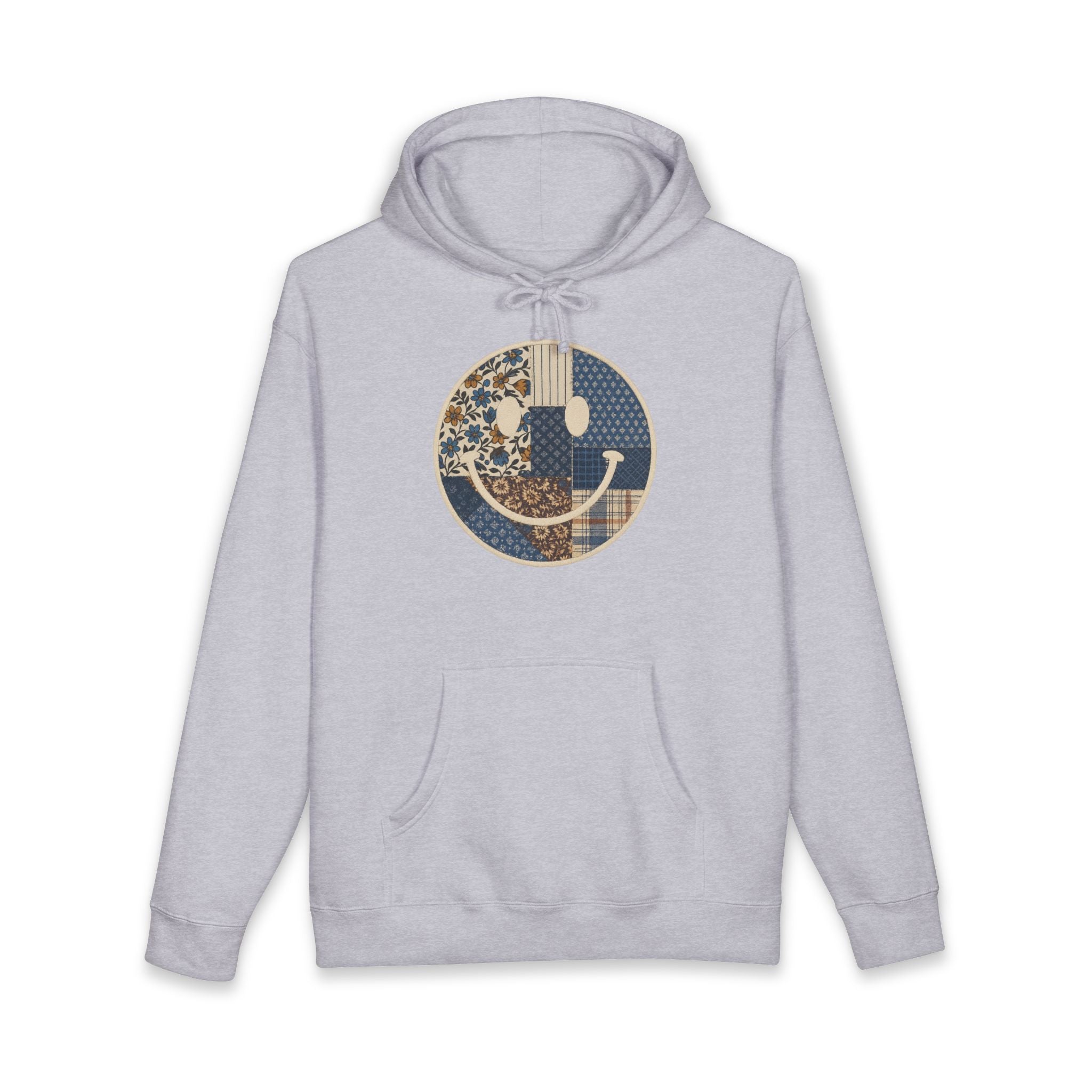 MW25 - Smiley Face Patchwork Hoodie