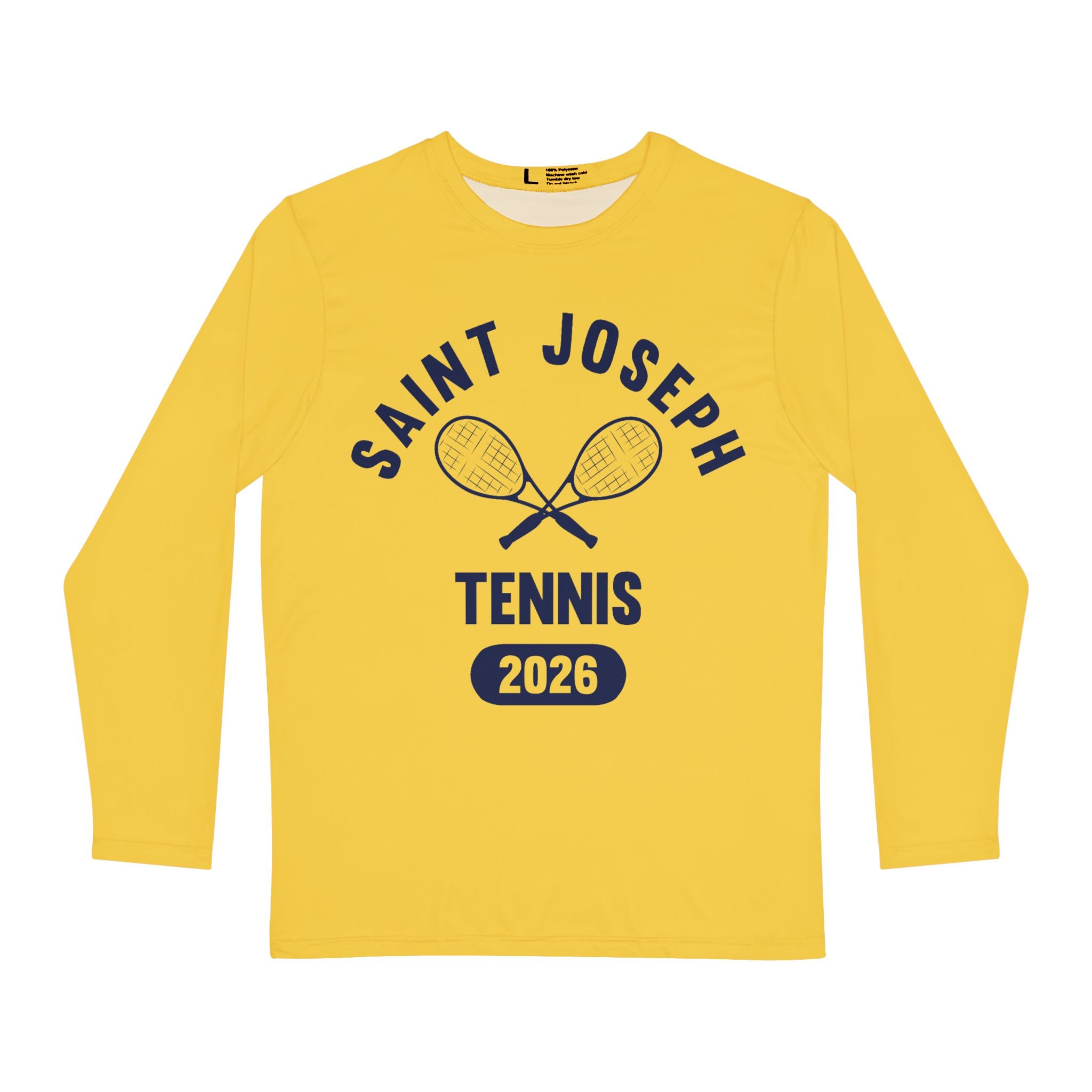 Bears Tennis - Saint Joseph High School Bears 2026 Tennis Long Sleeve Shirt Maize
