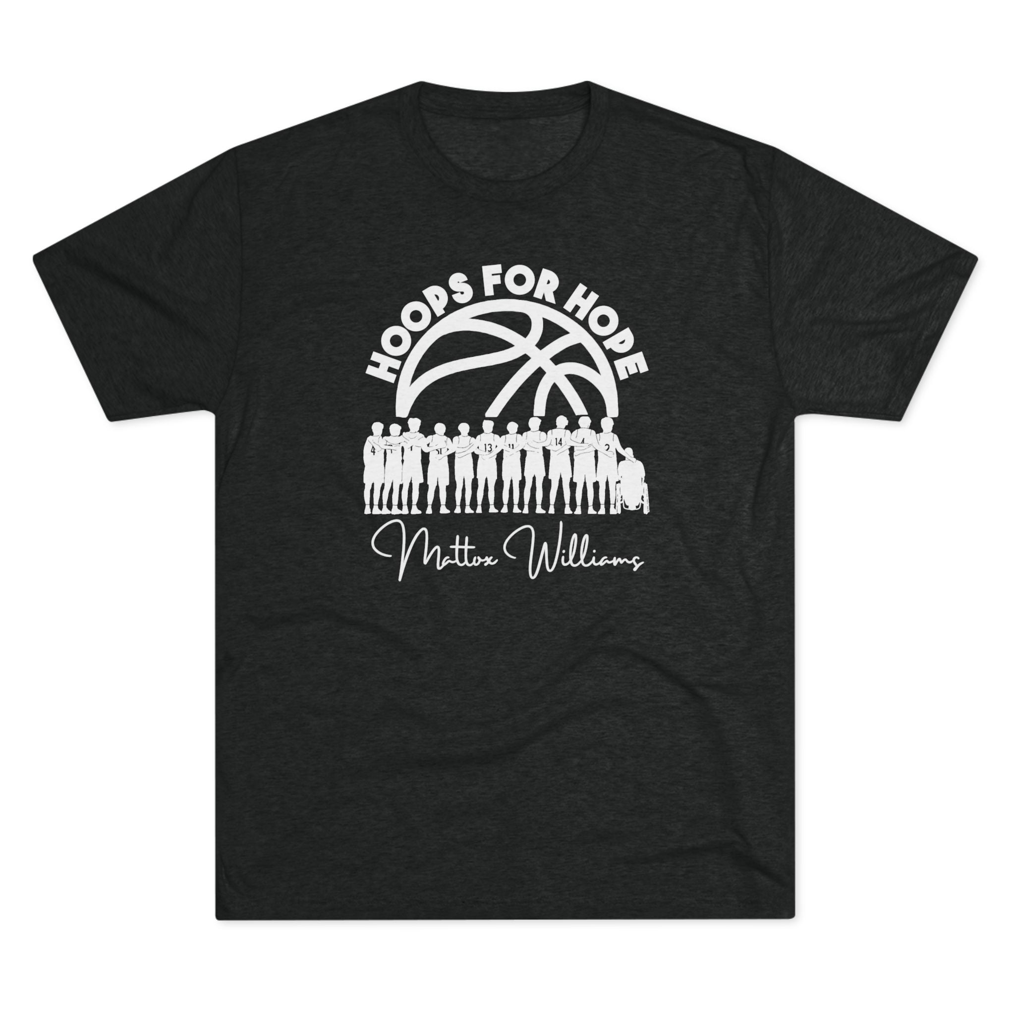 MW25 - Hoops For Hope Unisex Tri-Blend Tee