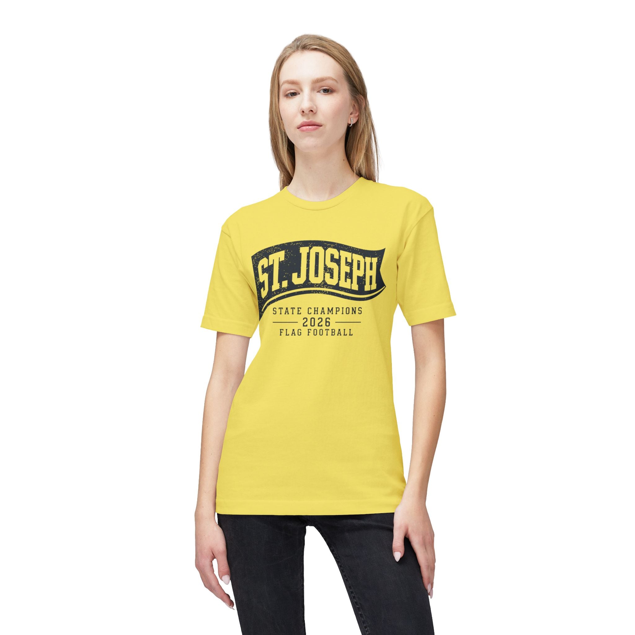 St. Joseph 2026 State Champions T-Shirt — Michigan Girls Flag Football