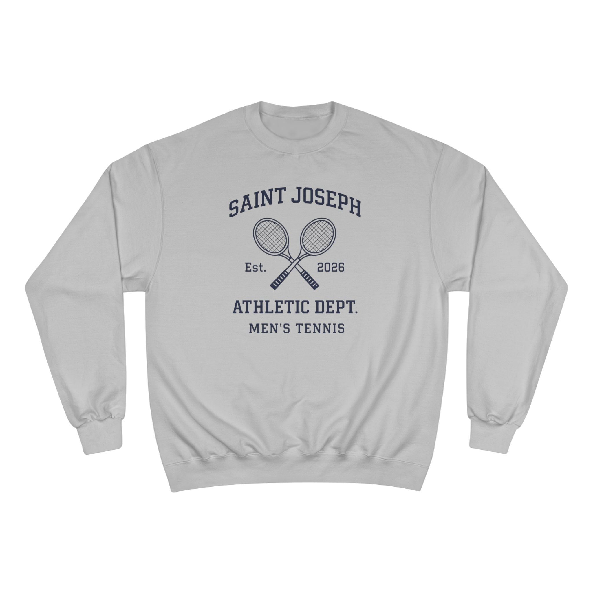 Bears Tennis - Saint Joseph Athletic Dept. Crewneck Sweatshirt — Men's Tennis Vintage Campus Pullover