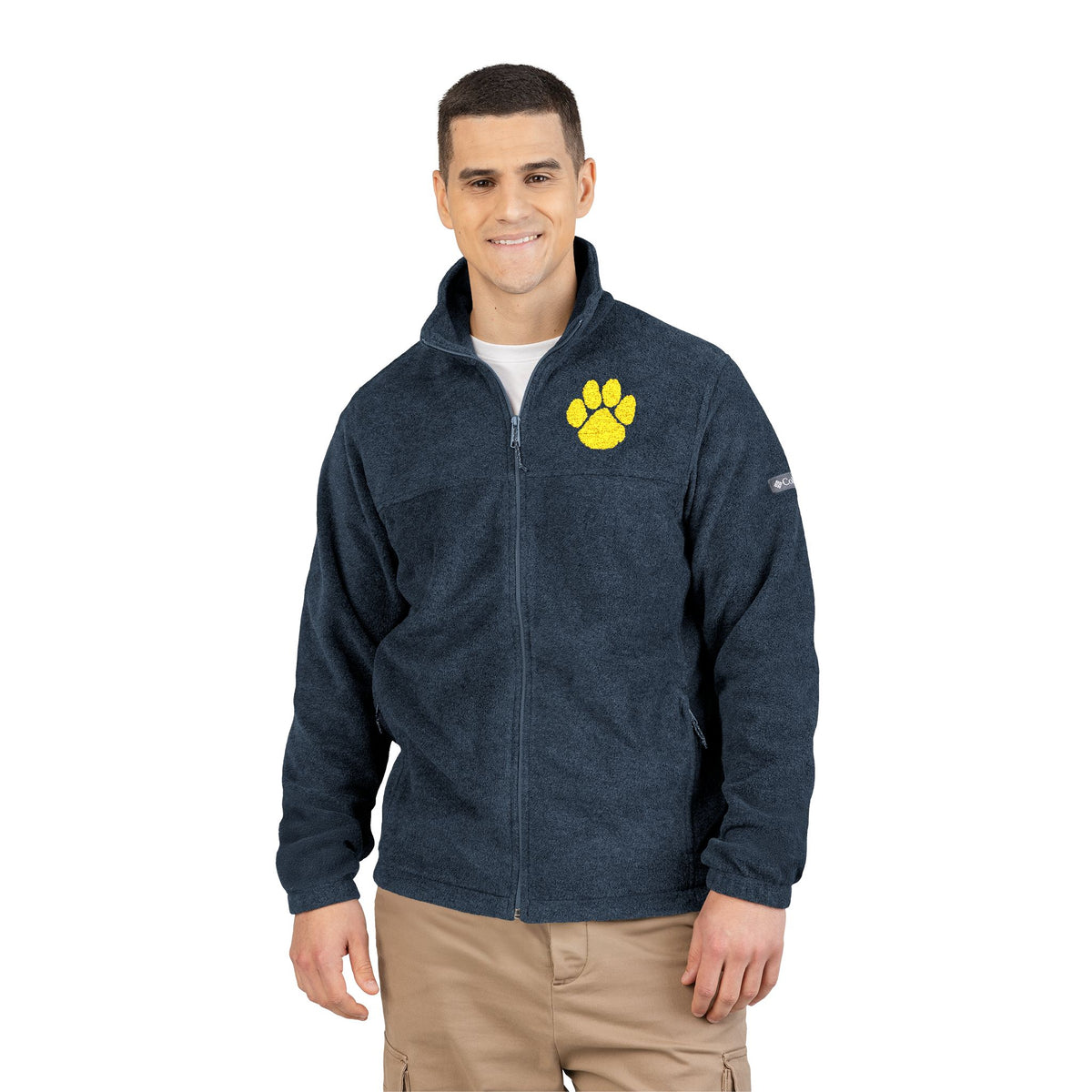 SJ Bears - Embroidered Paw Fleece Jacket — Columbia Full-Zip
