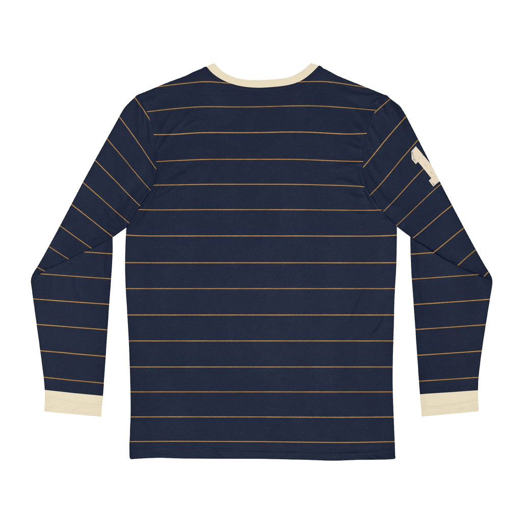 Varsity Pinstripe Blue and Maize Jersey