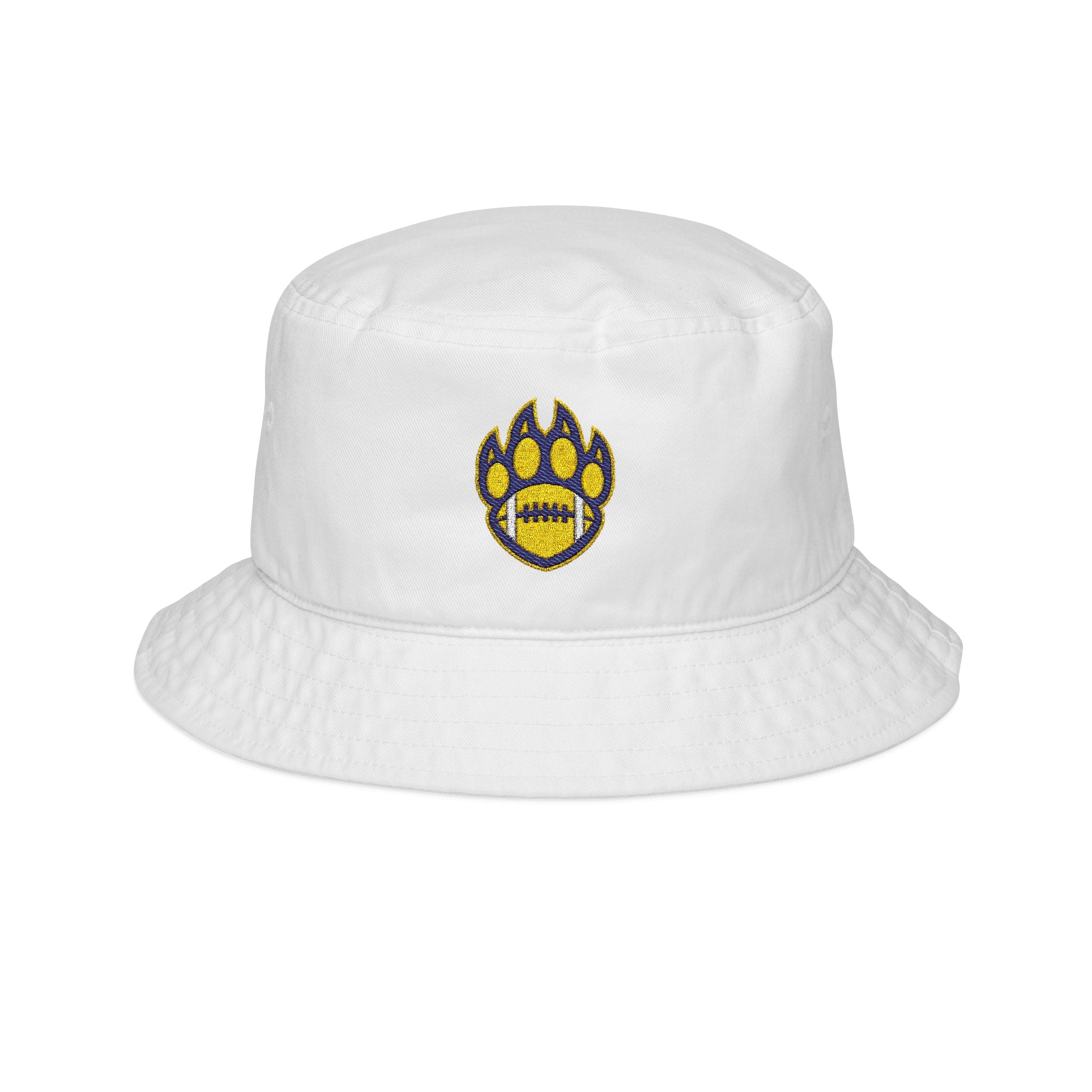 SJ Rocket Football - Embroidered Football Logo Bucket Hat — SJ Team Casual Sun Hat
