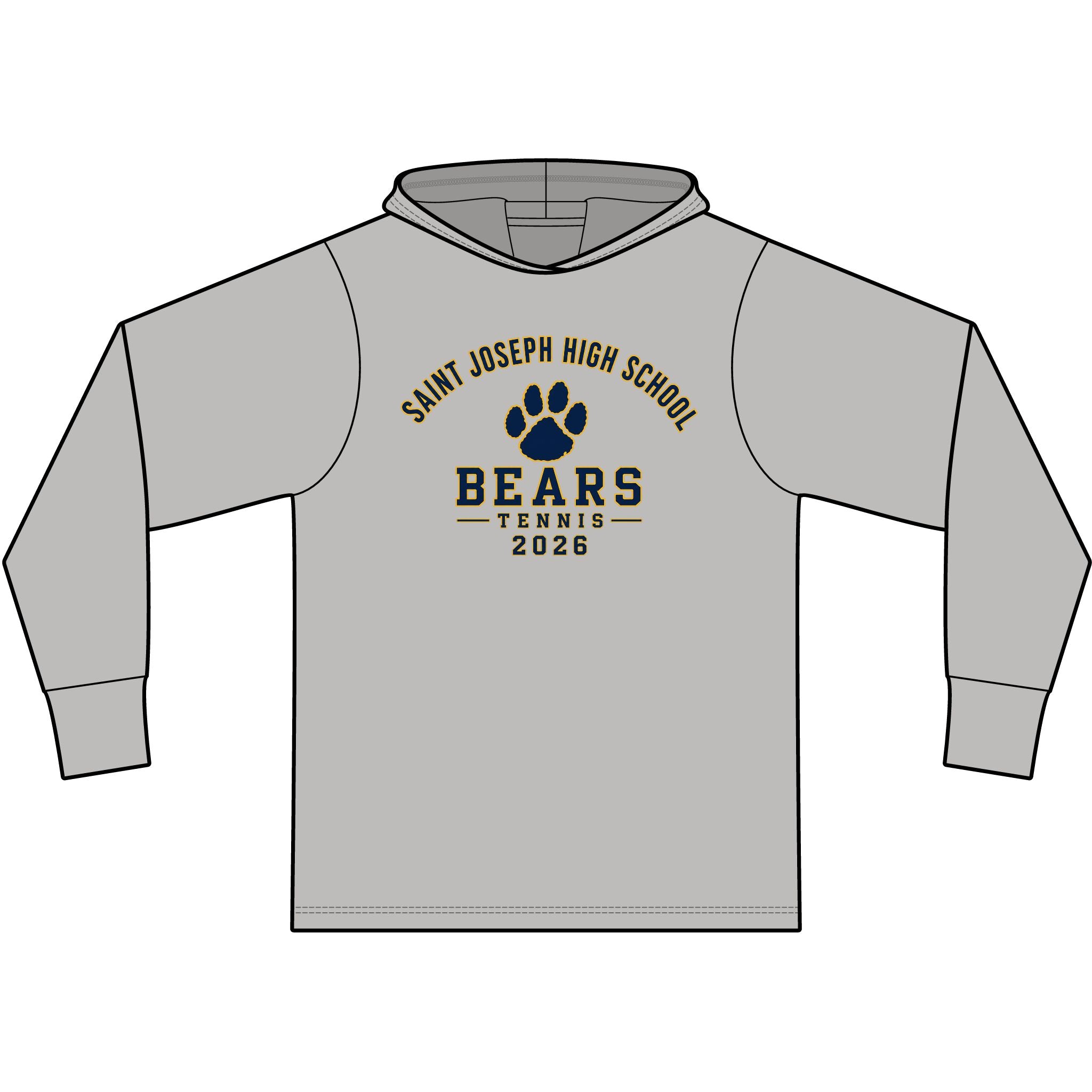 Saint Joseph High School Bears Tennis 2026 Hoodie
