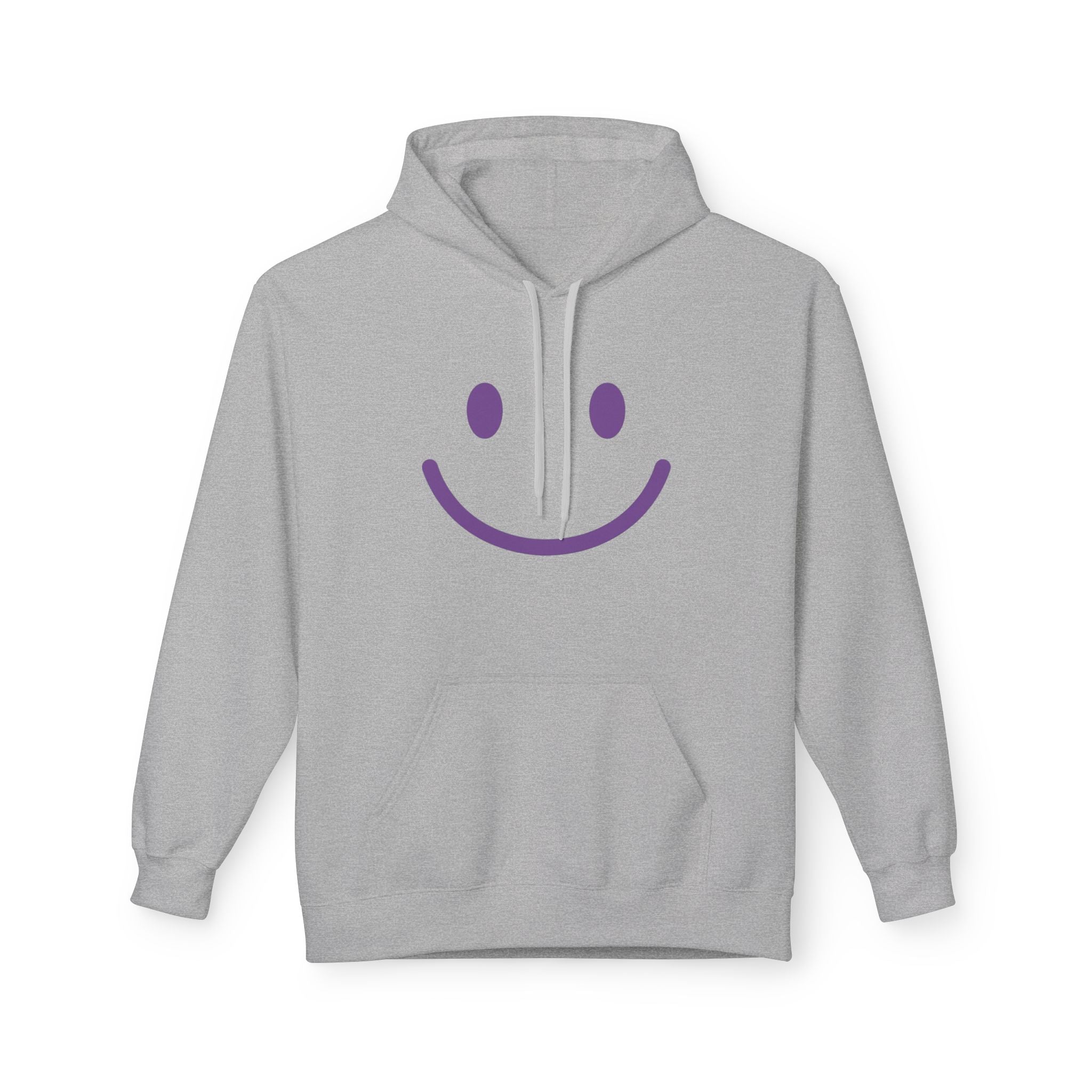 MW25 - Unisex Midweight Softstyle Fleece Smiley Face Hoodie