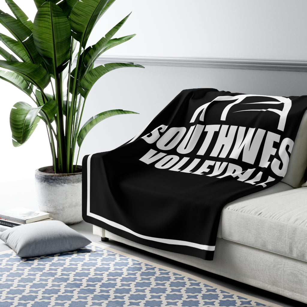 Southwest Volleyball - Cozy Sherpa Fleece Blanket