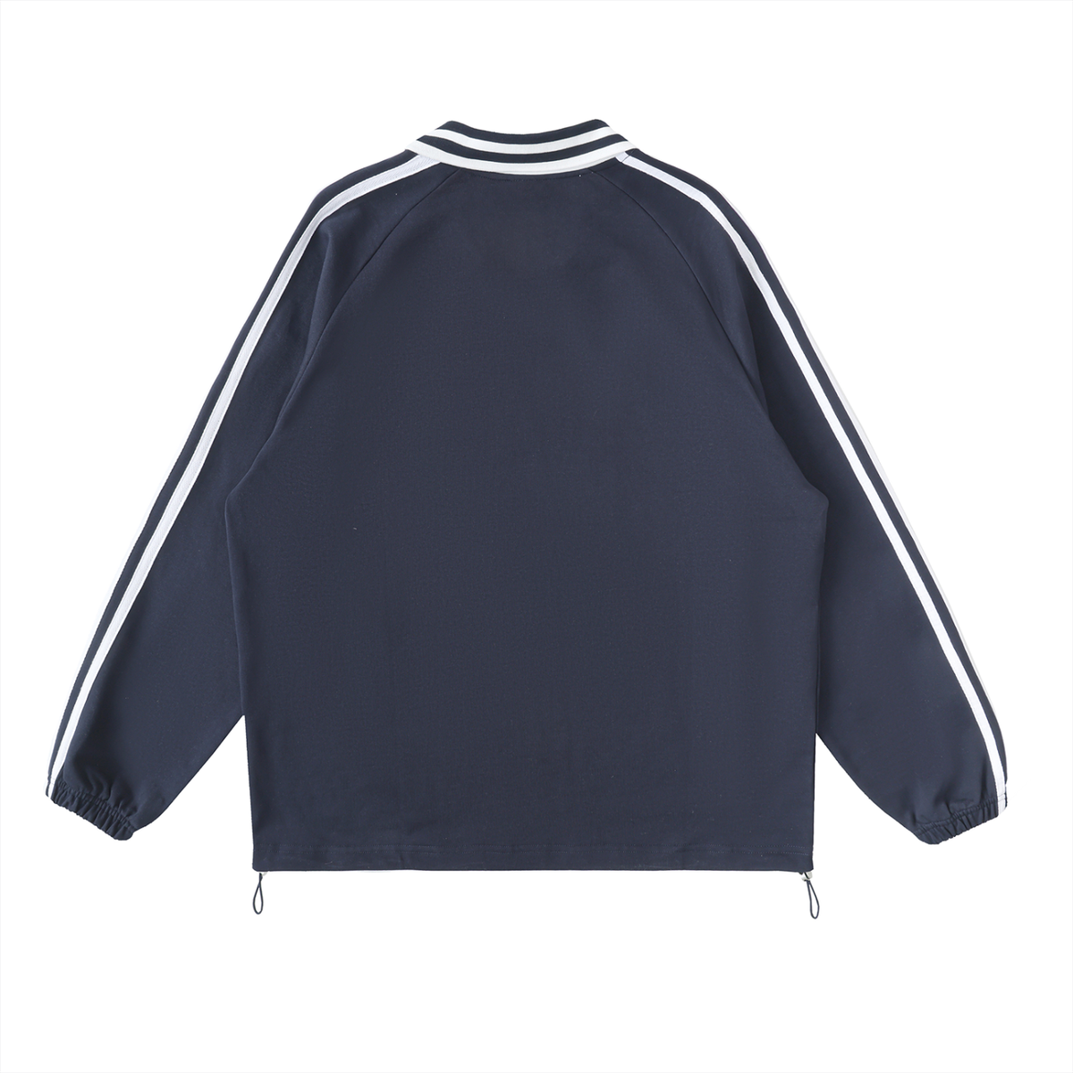 Bears Tennis - Striped Lapel Collar Sweatshirt