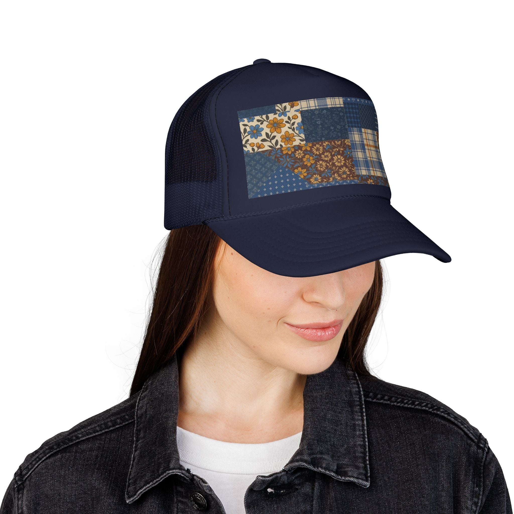 Patchwork Trucker Caps