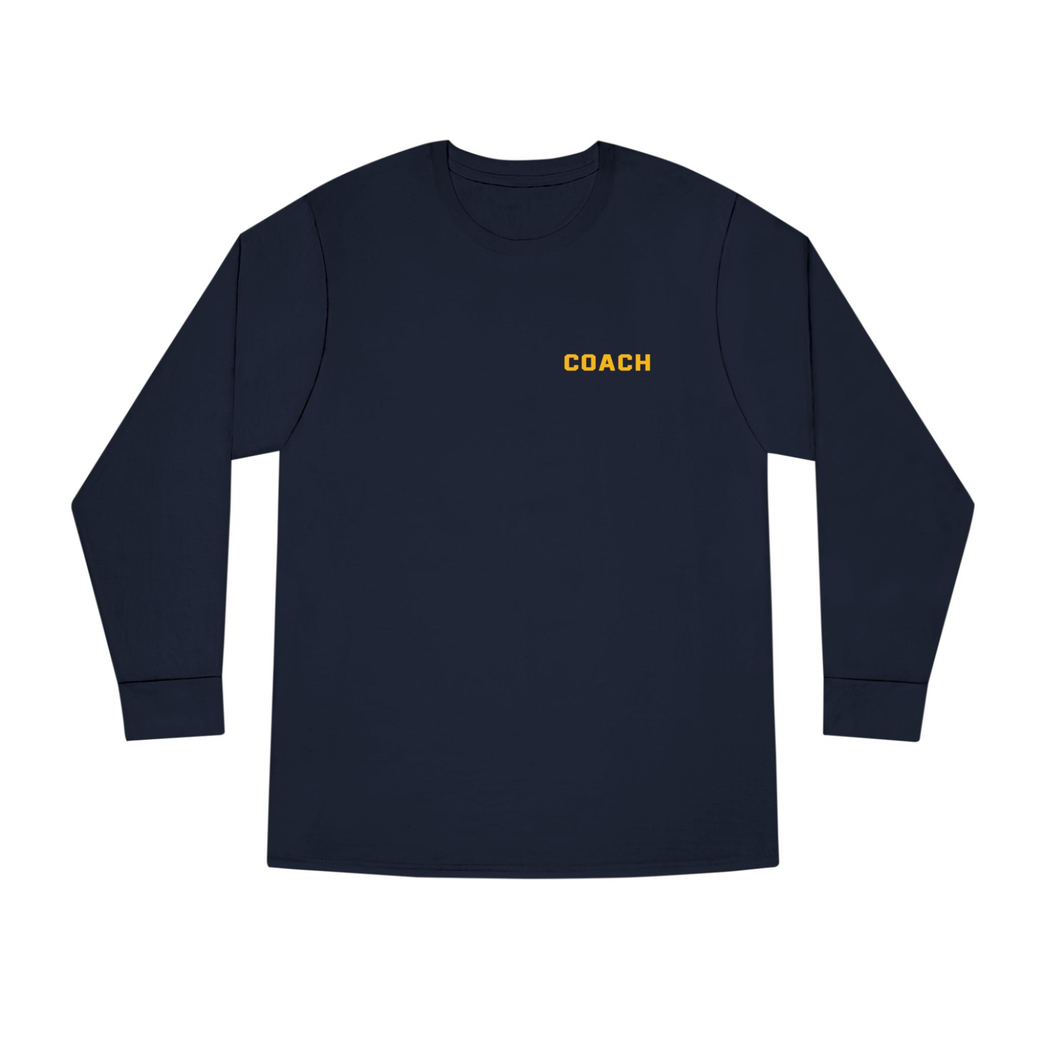 SJ Rocket Football - Coach Long Sleeve Tee Navy