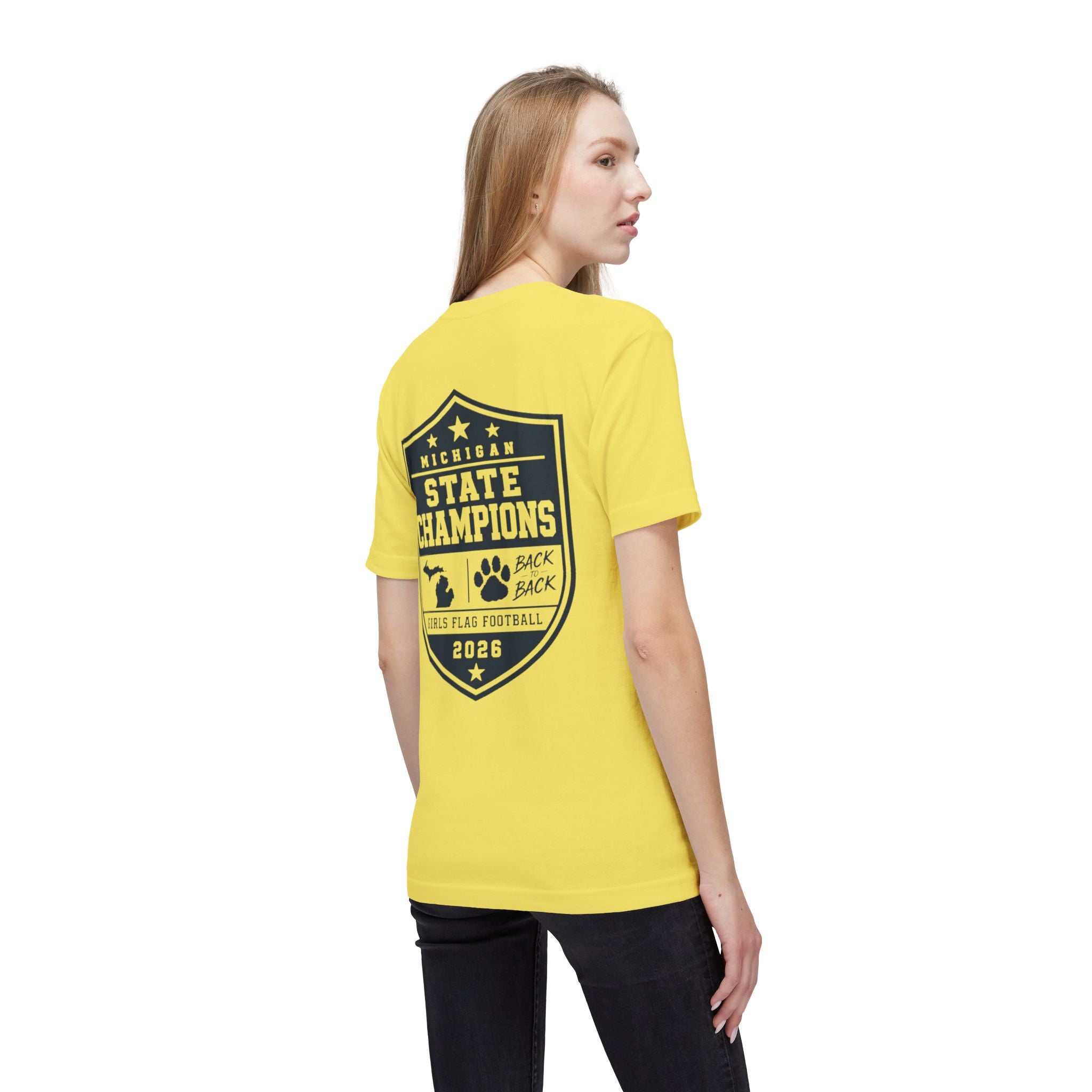 St. Joseph 2026 State Champions T-Shirt — Michigan Girls Flag Football