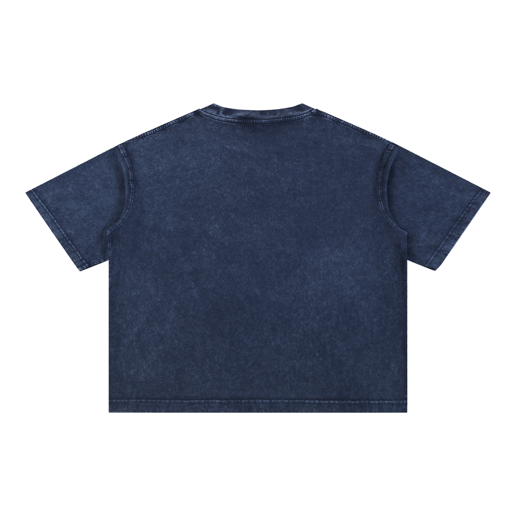 Bears Tennis - Mineral Wash Boxy Cotton T-Shirt